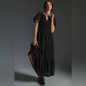 NWT Anthropologie Somerset Eyelet Maxi Dress